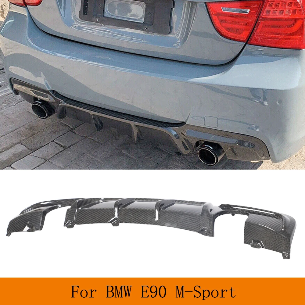 

Rear Bumper Diffuser Lip Spoiler For BMW 3 Series E90 M Sport 325i 335i 2009 - 2012 Car Rear Bumper Diffuser Lip Carbon Fiber