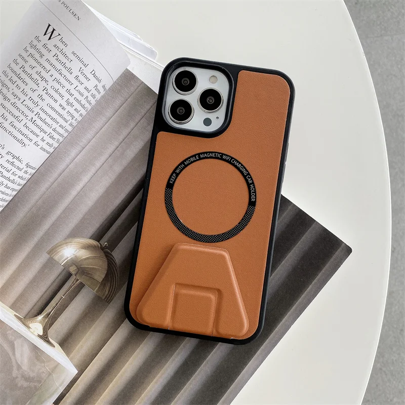 Luxury Leather Silicone Magnetic Case For IPhone 14 13 12 11 Pro Max Xs XR Black Bracket Magsafe Shockproof Protect Cover
Luxury Leather Silicone Magnetic Case For IPhone 14 13 12 11 Pro Max Xs XR Black Bracket Magsafe Shockproof Protect Cover