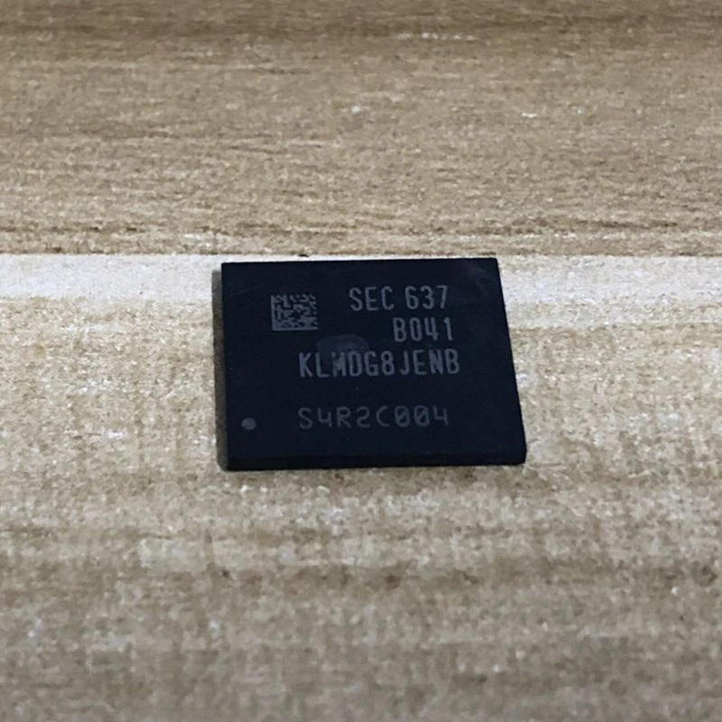 

KLMDG8JENB-B041 For Samsung 5.1 Version EMMC 128GB NAND flash memory IC chip BGA153 Soldered Ball Used Tested Good