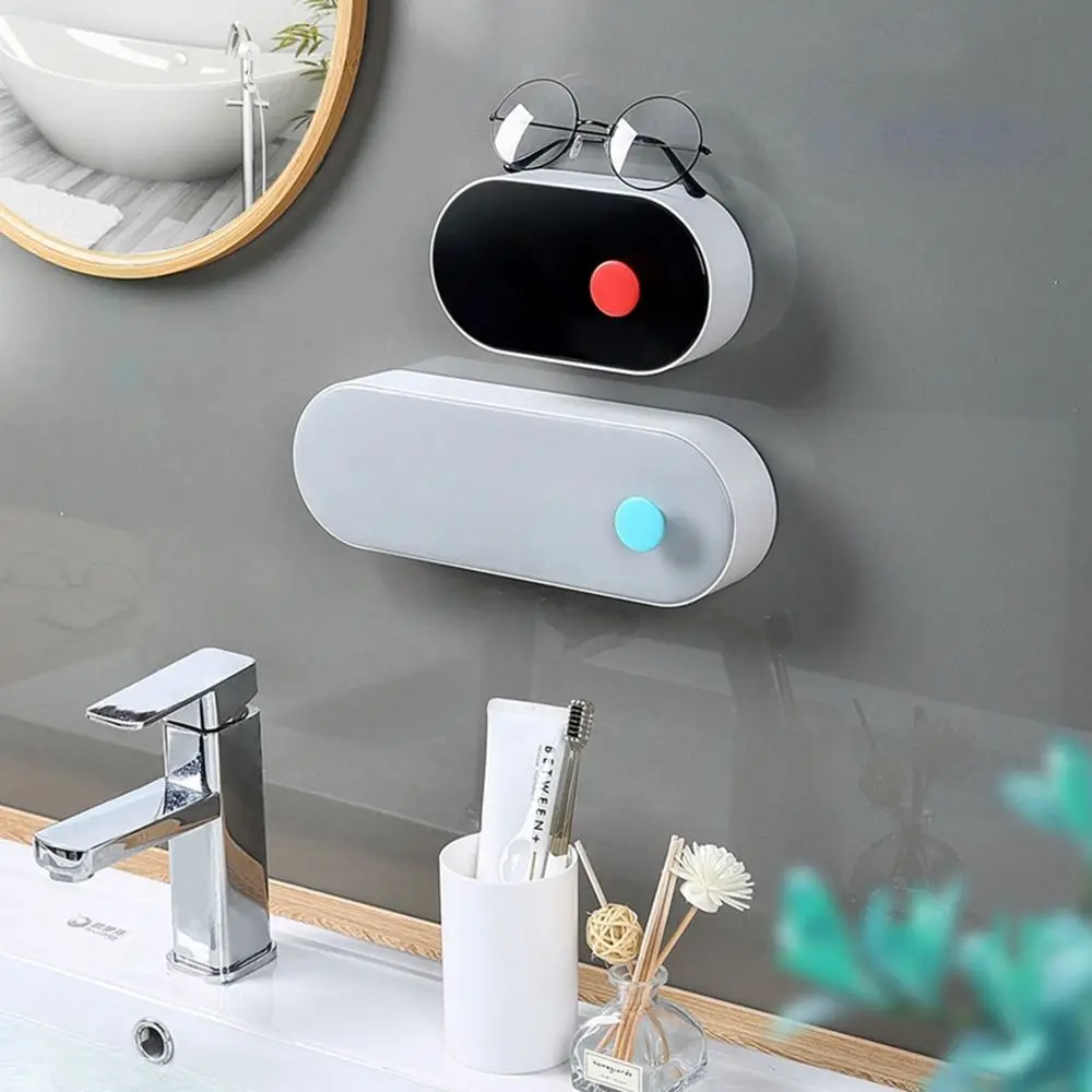 Waterproof Creative Self-adhesive With Lid Bathroom Accessories Keep Dry Soap Container Storage Box Soap Rack Soap Dish
Waterproof Creative Self-adhesive With Lid Bathroom Accessories Keep Dry Soap Container Storage Box Soap Rack Soap Dish