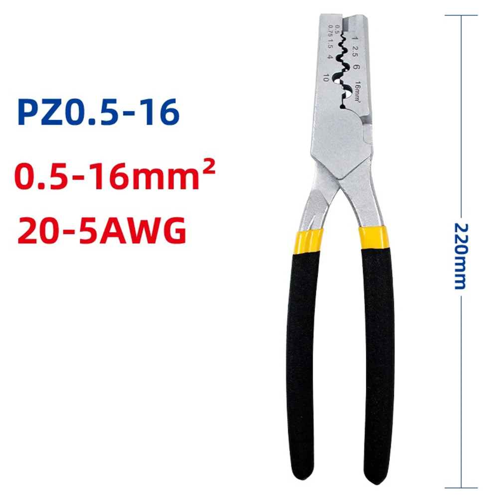 PZ0.5-16 Crimp Tube Terminals Pliers Germany Style Small Crimping Tool Electrical Bootlace VE /EN/GT Terminals Crimping Tools
PZ0.5-16 Crimp Tube Terminals Pliers Germany Style Small Crimping Tool Electrical Bootlace VE /EN/GT Terminals Crimping Tools