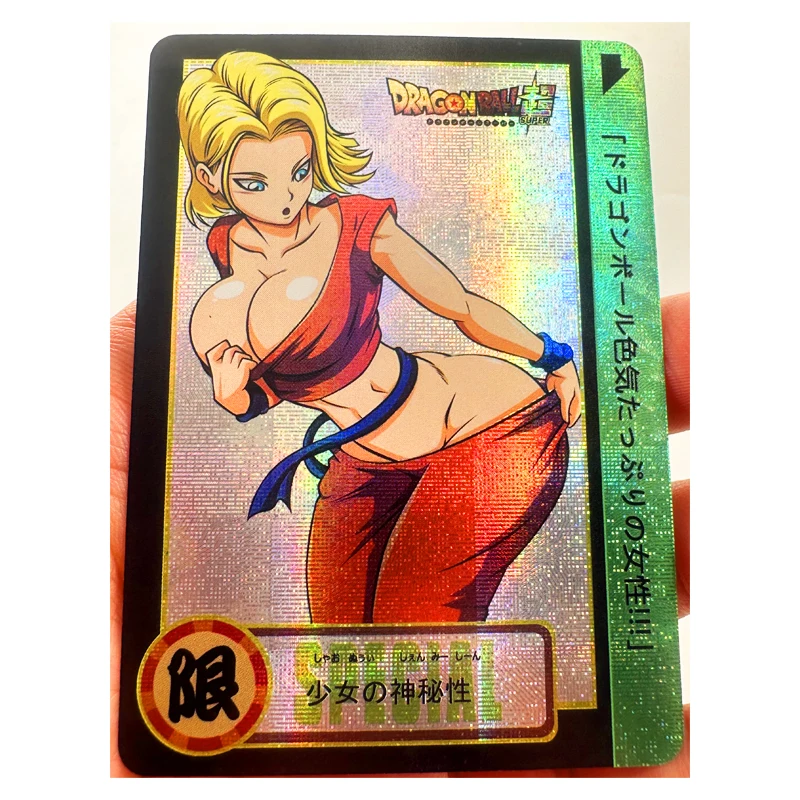 55pcs/set Dragon Ball Z GT Bulma Android 18 ACG Sexy Nude Toys Hobbies Hobby Collectibles Game Collection Anime Cards
55pcs/set Dragon Ball Z GT Bulma Android 18 ACG Sexy Nude Toys Hobbies Hobby Collectibles Game Collection Anime Cards