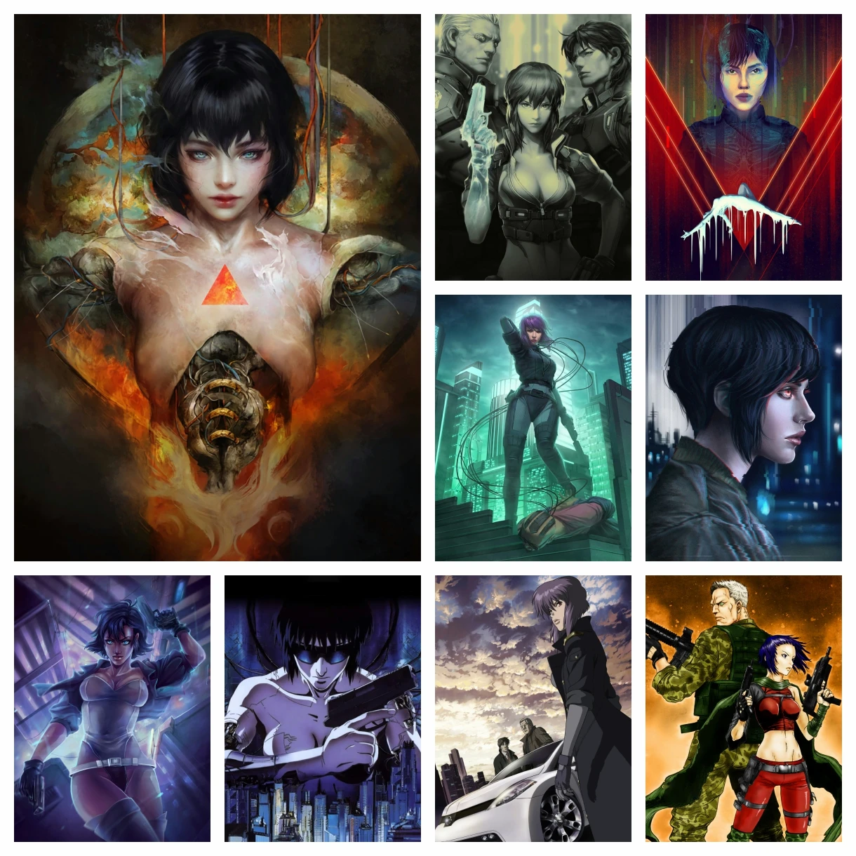 Ghost In The Shell Anime Painting Diamond Embroidery Kits Japanese Cartoon Wall Art Cross Stitch Picture Mosaic Craft Home Decor
Ghost In The Shell Anime Painting Diamond Embroidery Kits Japanese Cartoon Wall Art Cross Stitch Picture Mosaic Craft Home Decor