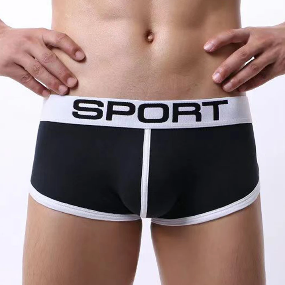 Brand Men's Sport Boxer Briefs Comfortable Panties Breathable Cotton Short Bulge Pouch Underwear Soft Convex Seamless Underpant
Brand Men's Sport Boxer Briefs Comfortable Panties Breathable Cotton Short Bulge Pouch Underwear Soft Convex Seamless Underpant
