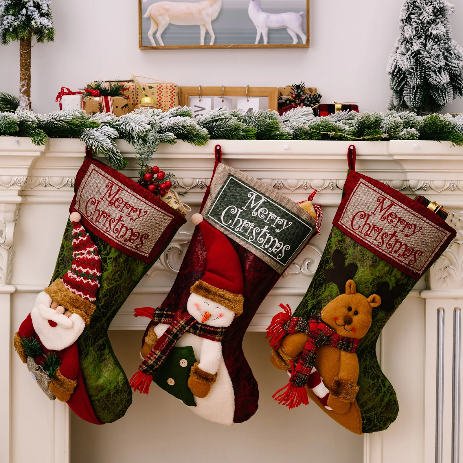 New Christmas Decorations Imitation Tree Bark Hemp Edge Sticker Art Toy Christmas Socks Holiday Children's Gift Socks
New Christmas Decorations Imitation Tree Bark Hemp Edge Sticker Art Toy Christmas Socks Holiday Children's Gift Socks
