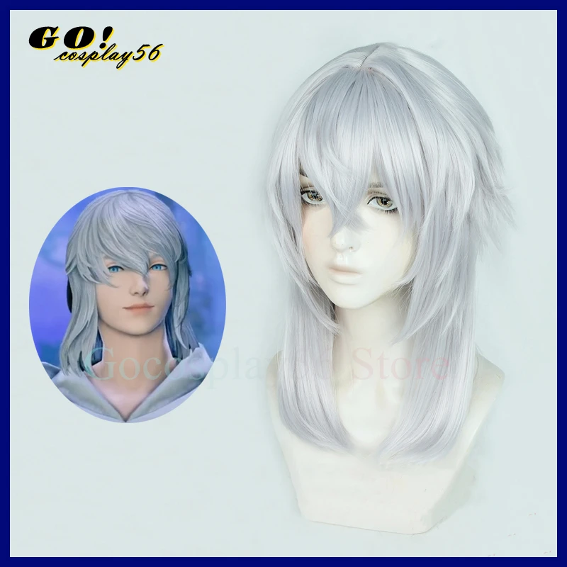 Парик для косплея FF14 Themis, Фэнтезийный длинный серебристо-серый синтетический ворс для головы, серый, черный, термостойкий, для ролевых игр на Хэллоуин
Парик для косплея FF14 Themis, Фэнтезийный длинный серебристо-серый синтетический ворс для головы, серый, черный, термостойкий, для ролевых игр на Хэллоуин