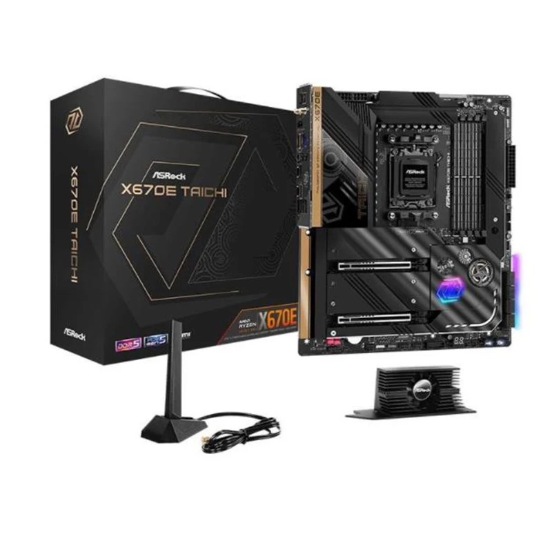 NEW For ASROCK X670E Tai Chi Motherboard Socket AM5 For AMD X670 Original Desktop PCI-E 5.0 m.2 sata3 Mainboard
NEW For ASROCK X670E Tai Chi Motherboard Socket AM5 For AMD X670 Original Desktop PCI-E 5.0 m.2 sata3 Mainboard