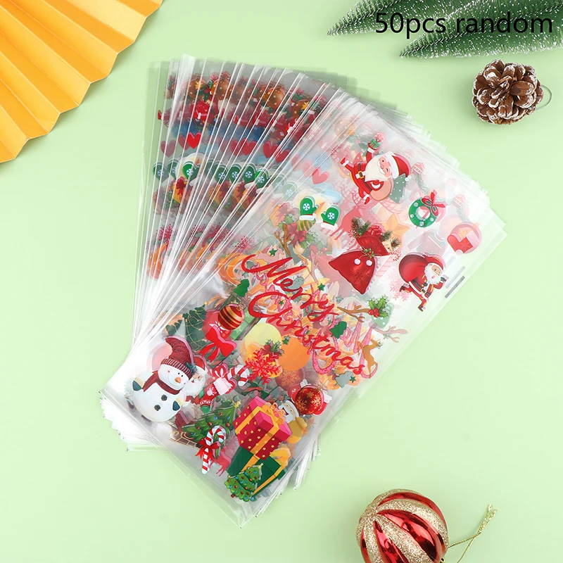 50pcs Cute Christmas Series Candy Bags Santa Snowman Gift Bag Christmas Decorations 2024 Xmas Gift Bags Cookies Packing Supplies
50pcs Cute Christmas Series Candy Bags Santa Snowman Gift Bag Christmas Decorations 2024 Xmas Gift Bags Cookies Packing Supplies