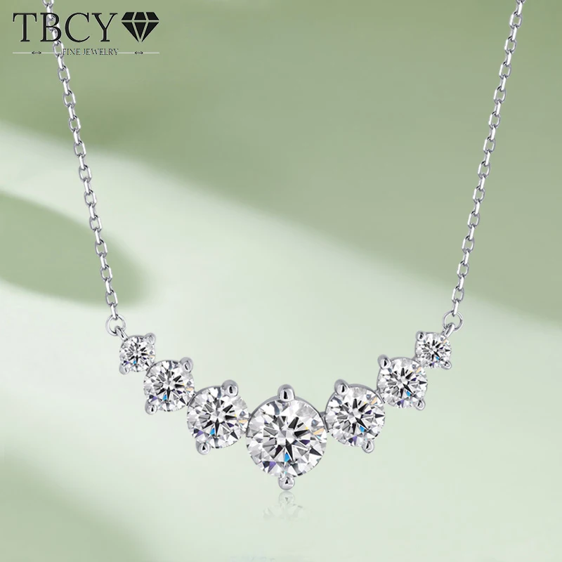 TBCYD 5CT D VVS1 Moissanite Necklace Pendant Necklaces for Women GRA Certified S925 Sliver Neck Chain Luxury Jewelry Best Gifts
TBCYD 5CT D VVS1 Moissanite Necklace Pendant Necklaces for Women GRA Certified S925 Sliver Neck Chain Luxury Jewelry Best Gifts