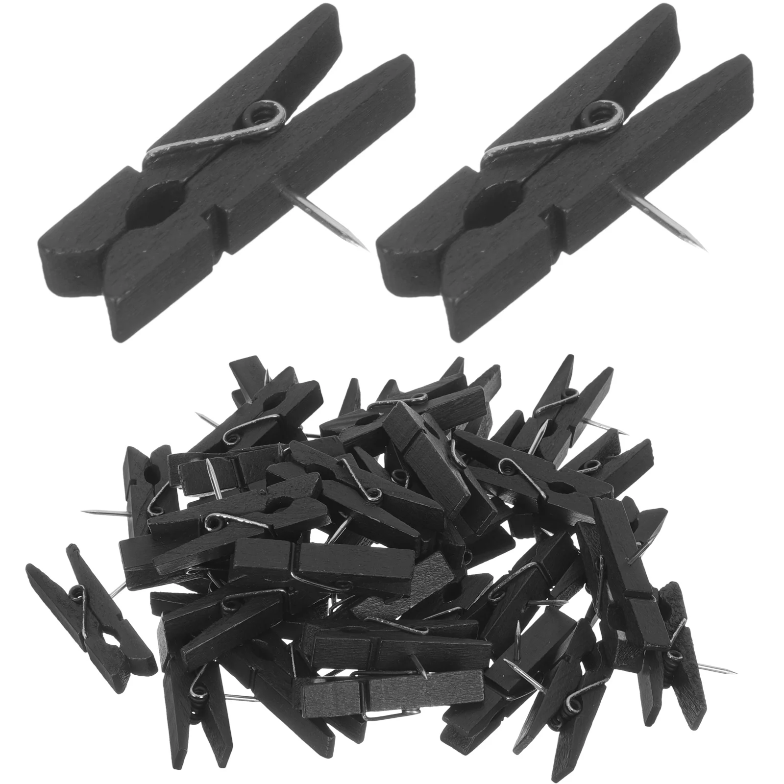 Black Clips Push Pin With Wooden Decorative Clips Durable Wooden Thumb Tacks For Bulletin Board Office Home Decor
Black Clips Push Pin With Wooden Decorative Clips Durable Wooden Thumb Tacks For Bulletin Board Office Home Decor