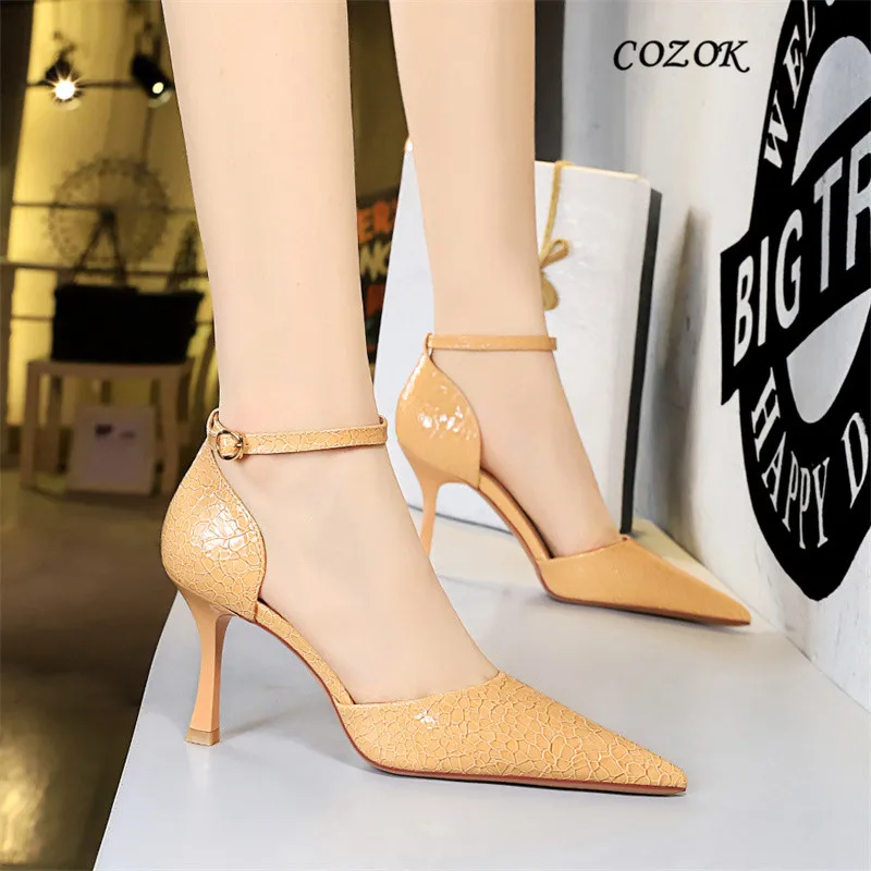 

2023 женские высокие сандалии из лакированной кожи, Женская Роскошная модная сексуальная обувь
