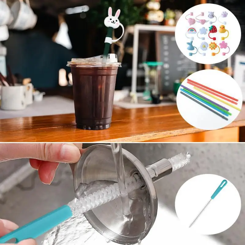 Cartoon Silicone Straw Tips Drinking Dust Hat Splash Proof Plugs Cover Creative Cup Accessories Straw Sealing Tools Washing Tool
Cartoon Silicone Straw Tips Drinking Dust Hat Splash Proof Plugs Cover Creative Cup Accessories Straw Sealing Tools Washing Tool