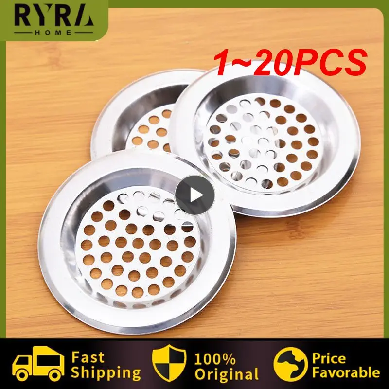 Сетчатый фильтр для кухонной раковины, фильтр из нержавеющей стали для раковины в ванную комнату, сито для отверстий в сливе, ловушка для отходов, 1-20 шт.
Сетчатый фильтр для кухонной раковины, фильтр из нержавеющей стали для раковины в ванную комнату, сито для отверстий в сливе, ловушка для отходов, 1-20 шт.