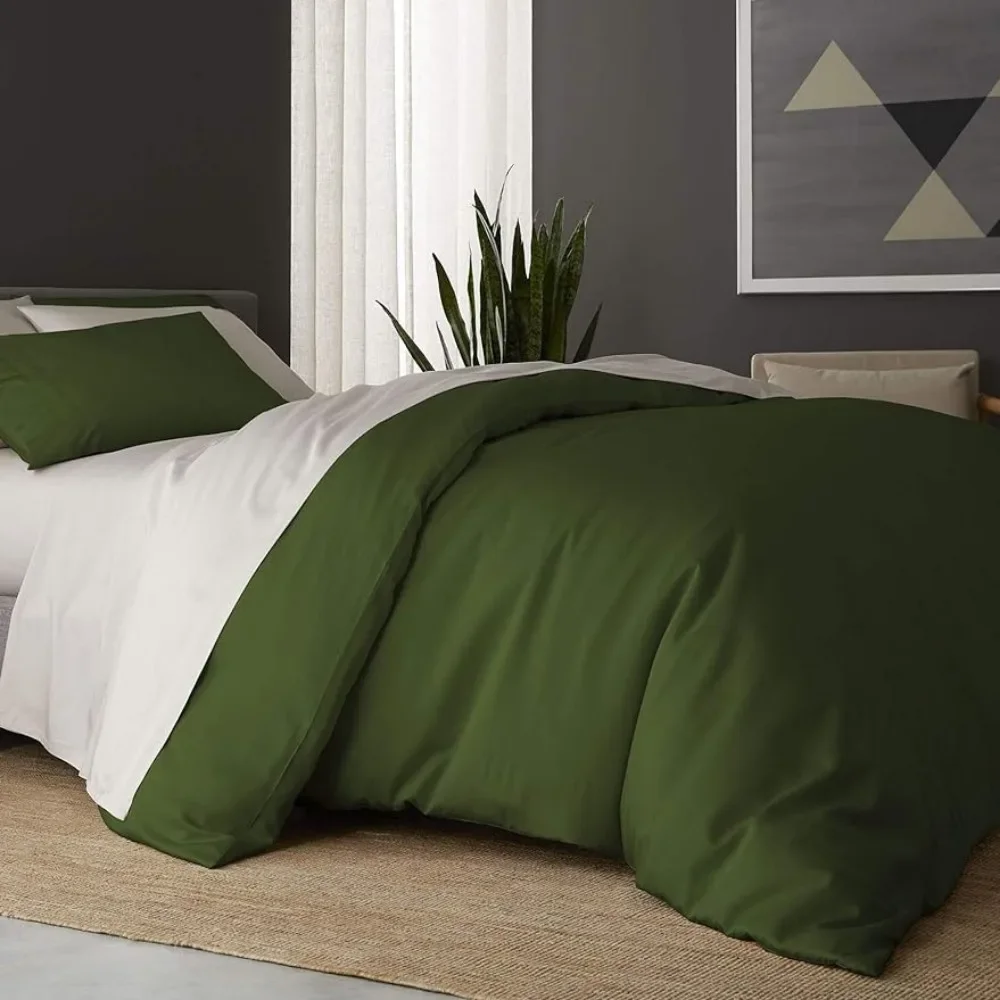 

Beds Sheets Set 100% Organic Bamboo Duvet Cover Set, 1 Duvet Cover and 2 Pillowcases,Buttery Soft Cooling, King/Cal King