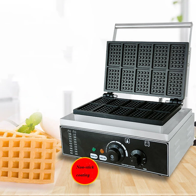 Waffle Machine Commercial Electric Grid Cake Maker Muffin Fabricator Evenly Heats High-Quality Stainless Steel Body
Waffle Machine Commercial Electric Grid Cake Maker Muffin Fabricator Evenly Heats High-Quality Stainless Steel Body