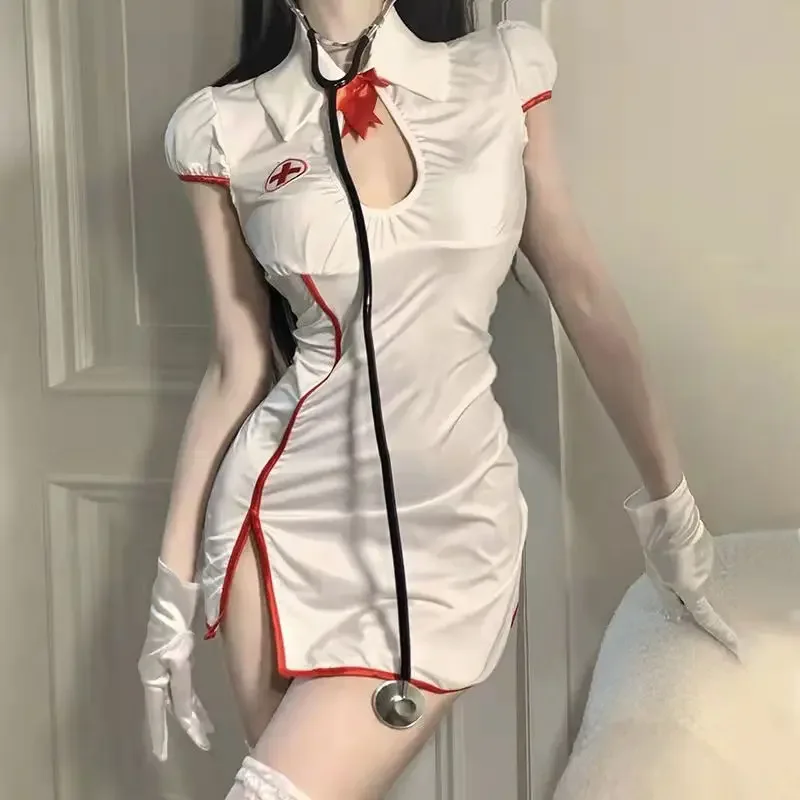 Эротический костюм для медсестры, Эротическая Пижама, сексуальная пижама для похудения, модная Пижама для флирта, 2024
Эротический костюм для медсестры, Эротическая Пижама, сексуальная пижама для похудения, модная Пижама для флирта, 2024