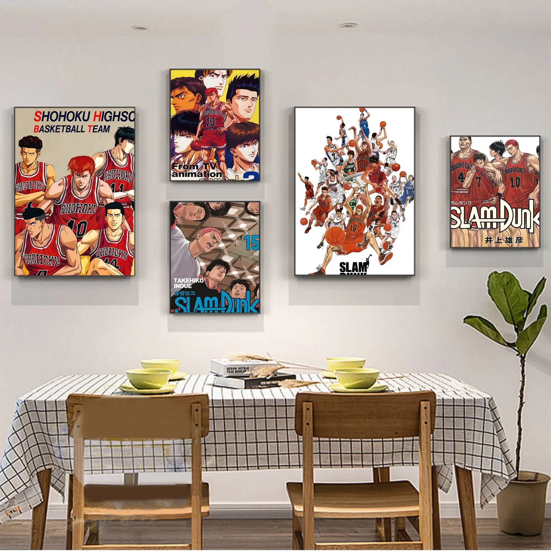 Slum Dunk DIY Sticky Poster Decoracion Painting Wall Art White Kraft Paper Kawaii Room Decor
Slum Dunk DIY Sticky Poster Decoracion Painting Wall Art White Kraft Paper Kawaii Room Decor