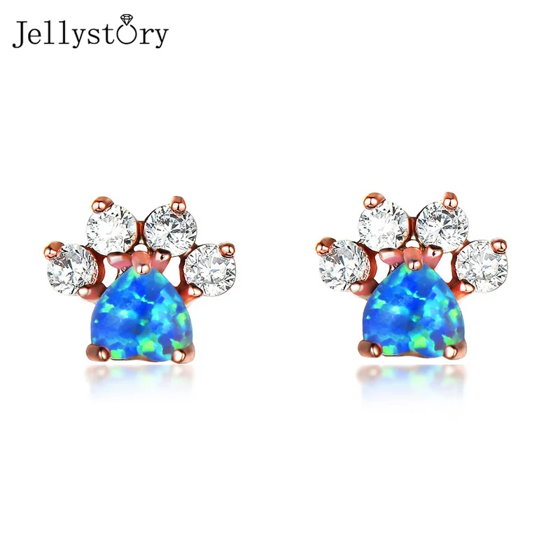 Jellystory 925 Sterling Silver Opal Stud Earrings For Women Small Claw White Blue Gemstone Wedding Anniversary Fine Jewelry
Jellystory 925 Sterling Silver Opal Stud Earrings For Women Small Claw White Blue Gemstone Wedding Anniversary Fine Jewelry