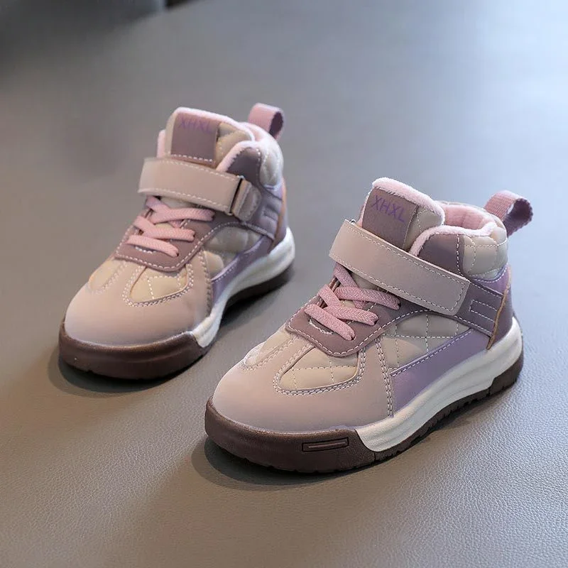 New Children Winter Sneakers Plus Cotton Shoe Warm Kids Running High-top School Basketball Sports Shoes for Girls Fashion Causal
New Children Winter Sneakers Plus Cotton Shoe Warm Kids Running High-top School Basketball Sports Shoes for Girls Fashion Causal