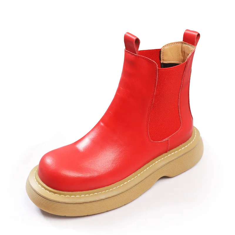 Women's Chelsea Boots Winter Genuine Leather New Fashion Women's Ankle Boots Muffin bottom chimney ankle boots
Women's Chelsea Boots Winter Genuine Leather New Fashion Women's Ankle Boots Muffin bottom chimney ankle boots