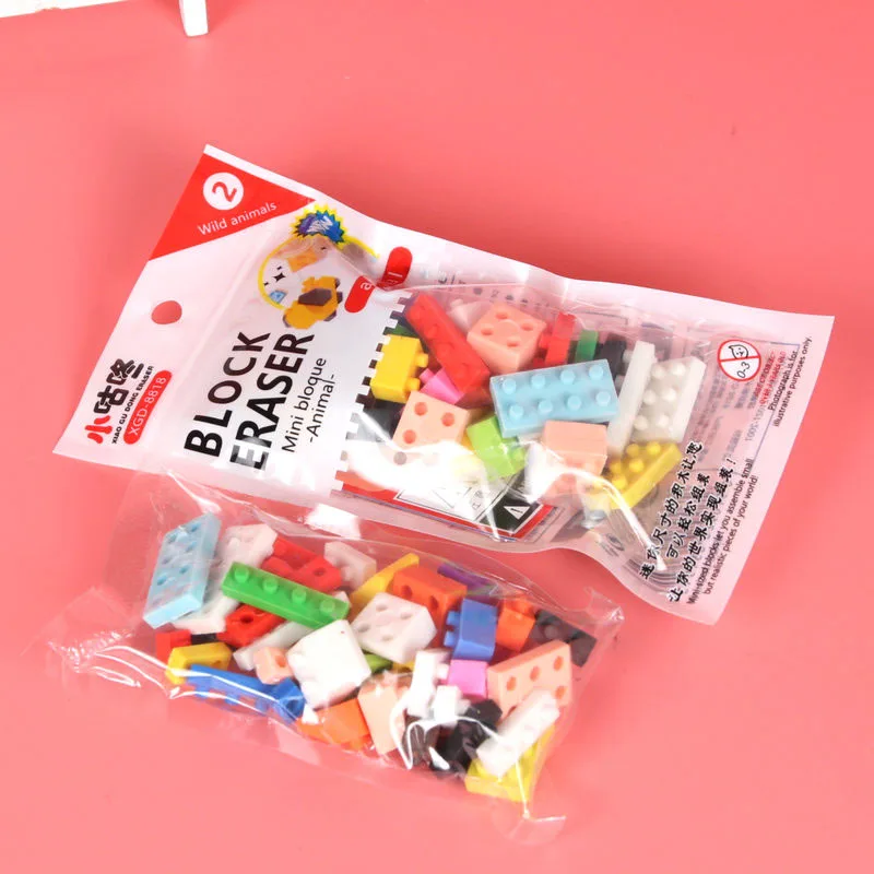1 Pcs Style Random Creative Building Blocks Puzzle Erasers for Kids Can Be Assembled Eraser Primary School Students DIY Eraser
1 Pcs Style Random Creative Building Blocks Puzzle Erasers for Kids Can Be Assembled Eraser Primary School Students DIY Eraser
