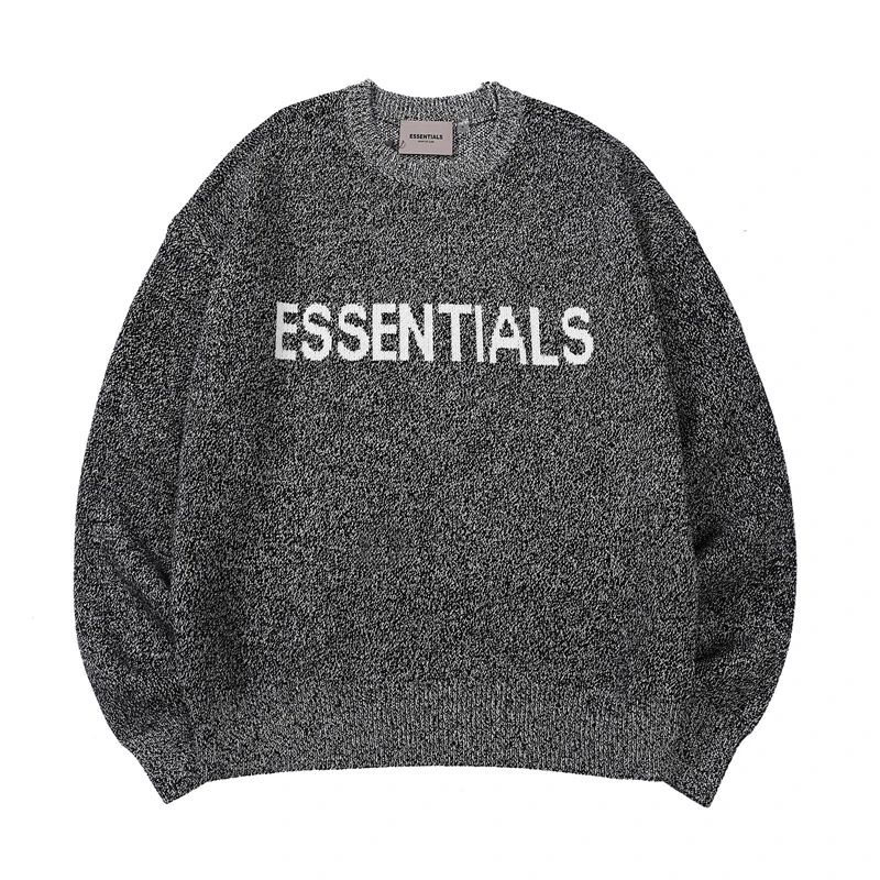 Men's Letter Embroidery O-Neck Knitted Sweater Loose Streetwear Retro Couple Knit Pullover Solid Color Casual Simple Tops Male
Men's Letter Embroidery O-Neck Knitted Sweater Loose Streetwear Retro Couple Knit Pullover Solid Color Casual Simple Tops Male