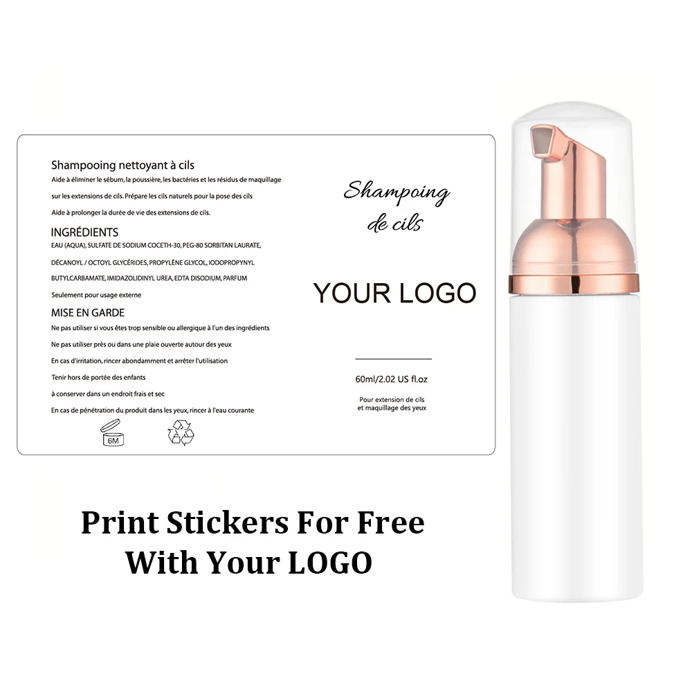 OEM Eyelashes Shampoo Mousse Foam 5 Pcs 60ml Non-irritating Soft Cleansing Grafting Pro Eye Lash Cleaner Makeup Tool
OEM Eyelashes Shampoo Mousse Foam 5 Pcs 60ml Non-irritating Soft Cleansing Grafting Pro Eye Lash Cleaner Makeup Tool