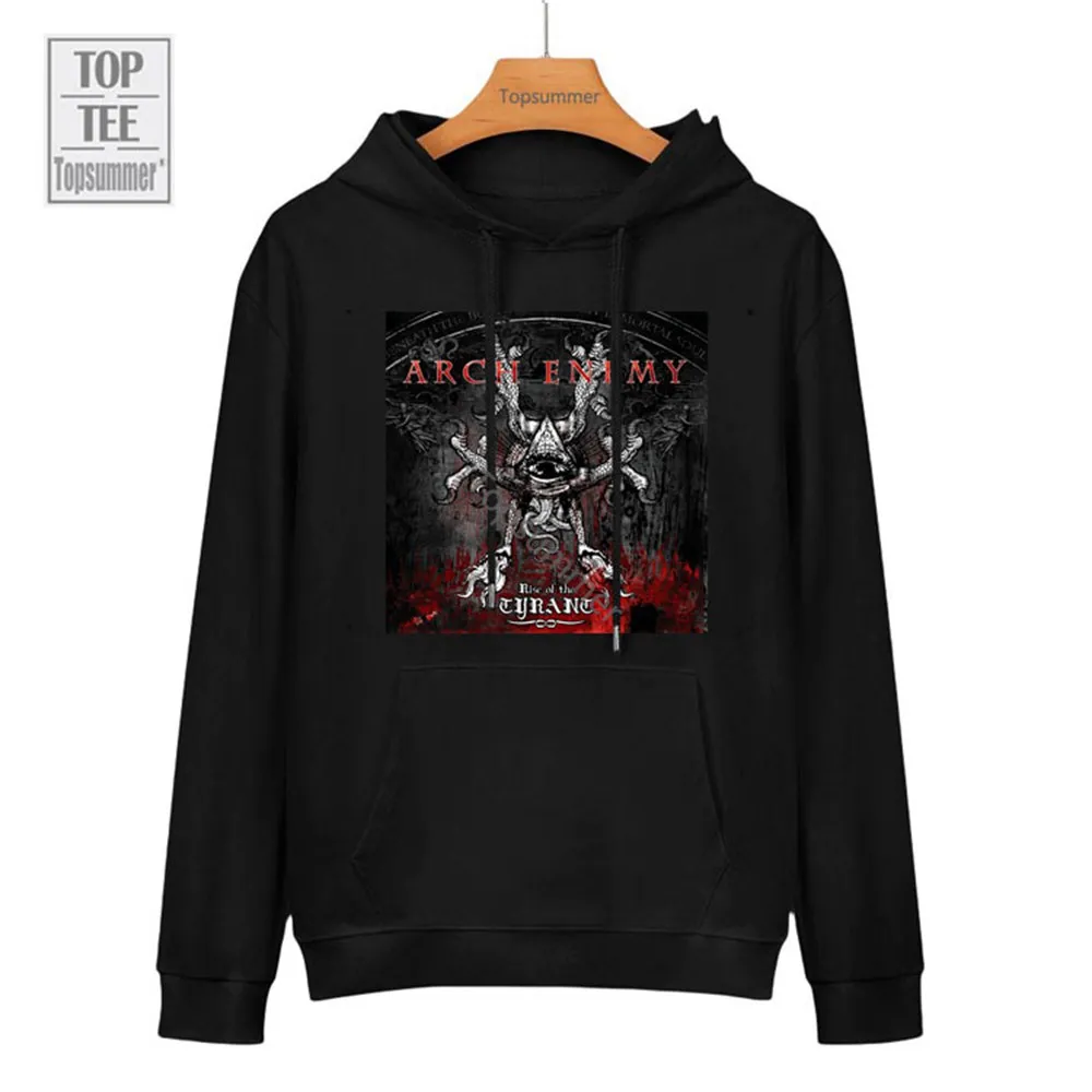 

Rise Of The Tyrant Album Sweatshirt Arch Enemy Tour Hoodies Mens Simple Streetwear Graphic Printed Hoodie