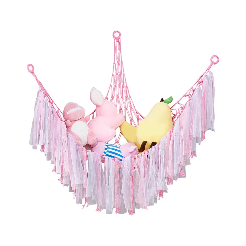 1pc Foldable Mesh Toy Net Net Organizer Hand Woven Colorful Ribbon Toys Organizer Hammock Wall Corner Hanging Triangle
1pc Foldable Mesh Toy Net Net Organizer Hand Woven Colorful Ribbon Toys Organizer Hammock Wall Corner Hanging Triangle