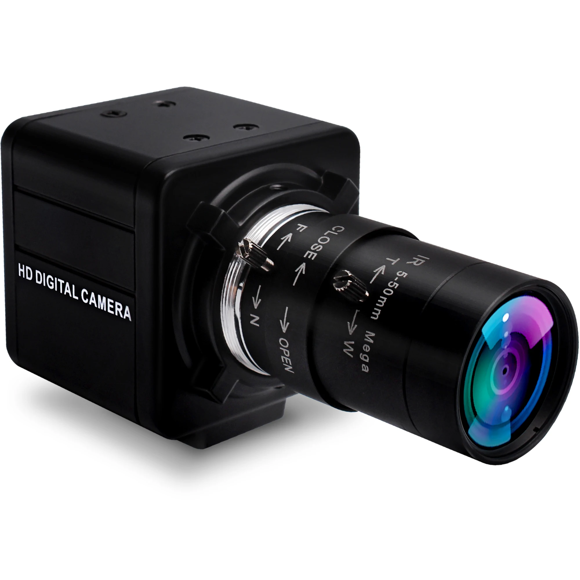 

SVPRO USB Camera 16MP Manual Zoom 5-50mm Lens Webcam 16MP CMOS IMX298 UVC USB2.0 Embedded Webcam for 3D Printer Bar/QR Code Scan