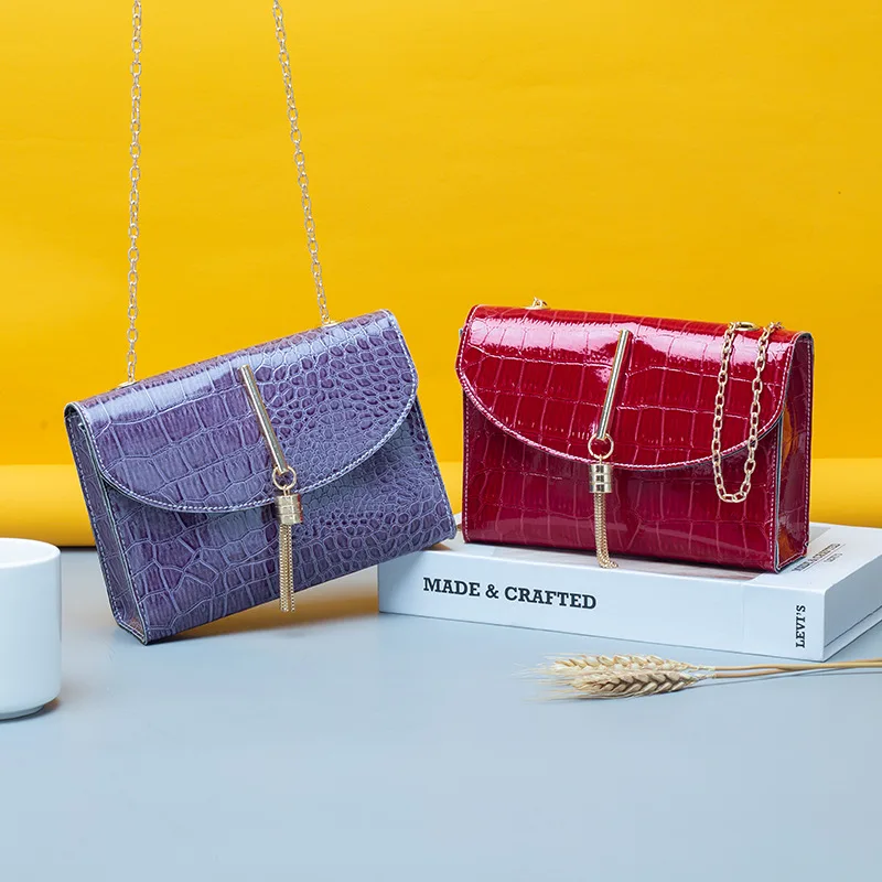 New Women Crossbody Bag Crocodile Pattern Female Shoulder Bags Retro Casual Female Crossbody Bag Solid Color Chain Shoulder Bag
New Women Crossbody Bag Crocodile Pattern Female Shoulder Bags Retro Casual Female Crossbody Bag Solid Color Chain Shoulder Bag