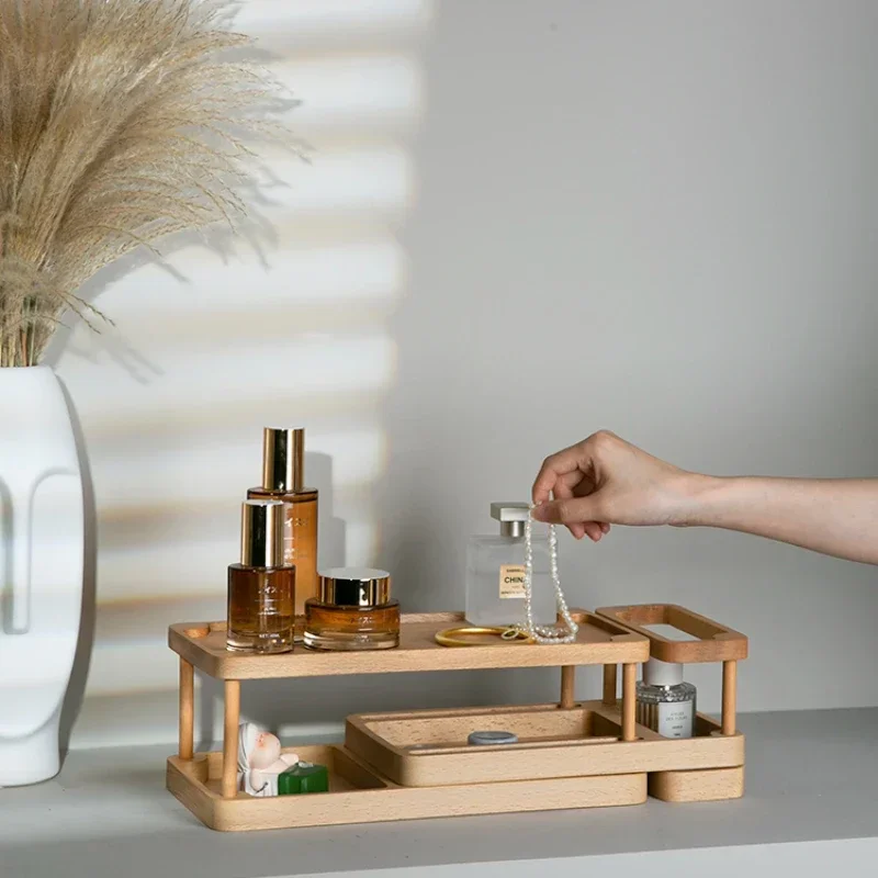 Premium Wooden Perfume Organizer Shelves Multi-Layer Cosmetic Storage Light Luxury Design for Practical Home Use
Premium Wooden Perfume Organizer Shelves Multi-Layer Cosmetic Storage Light Luxury Design for Practical Home Use