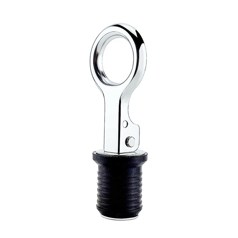 2 Pcs 1-1/4-Inch Marine Stainless Steel Handle Rubber Drain Plug Boat Plug Snap Tight Flip Style Hull Seawall Boat Accessories
2 Pcs 1-1/4-Inch Marine Stainless Steel Handle Rubber Drain Plug Boat Plug Snap Tight Flip Style Hull Seawall Boat Accessories