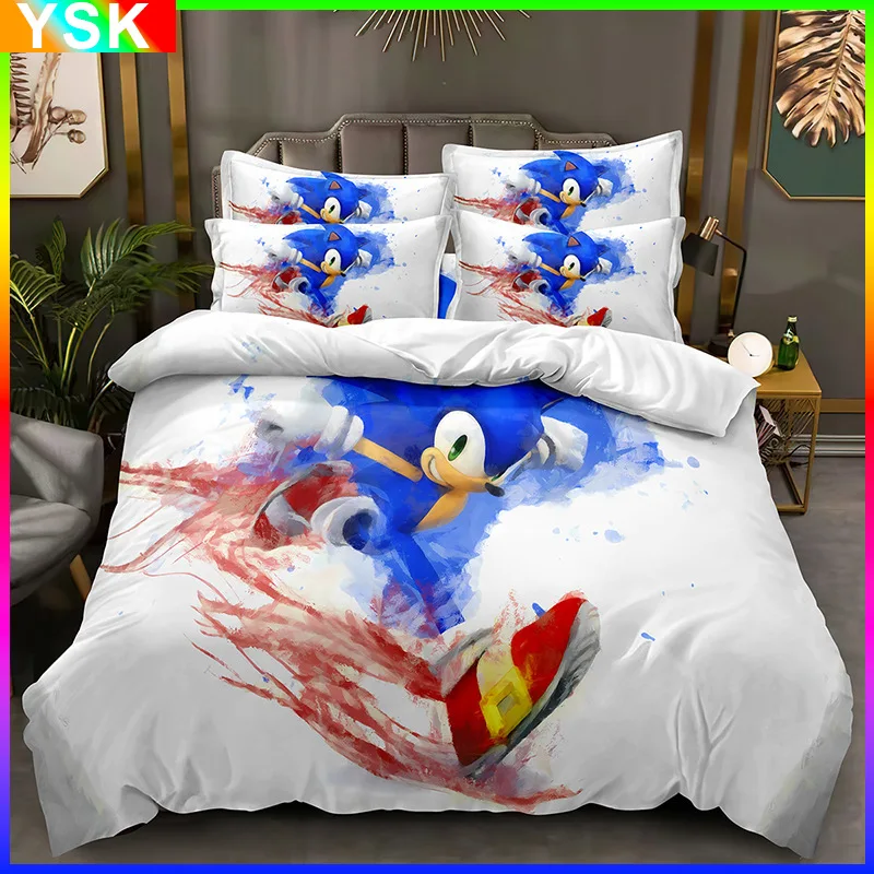 Sonic Cartoon Bedding Children's Cartoon Quilt Cover Digital Printing Quilt Cover Set Warm Comfortable Fashion Picture
Sonic Cartoon Bedding Children's Cartoon Quilt Cover Digital Printing Quilt Cover Set Warm Comfortable Fashion Picture