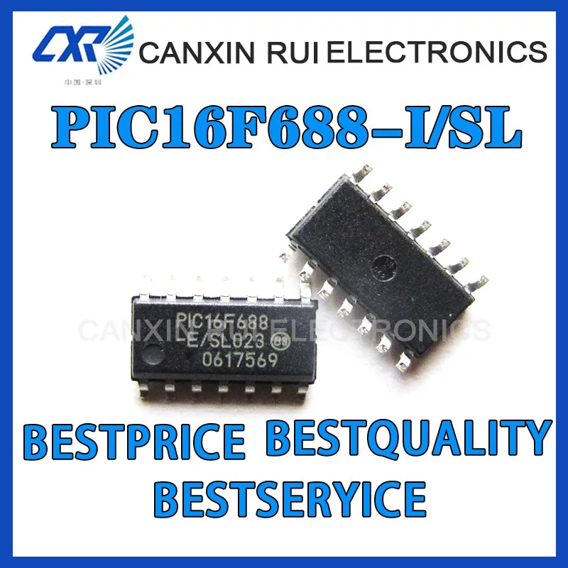 PIC16F688-ISL package SOIC-14 embedded 8-bit microcontroller MCU semiconductor brand-new original
PIC16F688-ISL package SOIC-14 embedded 8-bit microcontroller MCU semiconductor brand-new original