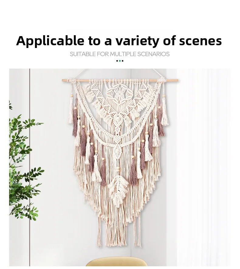 Instagram Style Tassel Tapestry - Creative Bohemian Pendant 6 S6dcbb877c0854eba8123c6d6c229ffb95