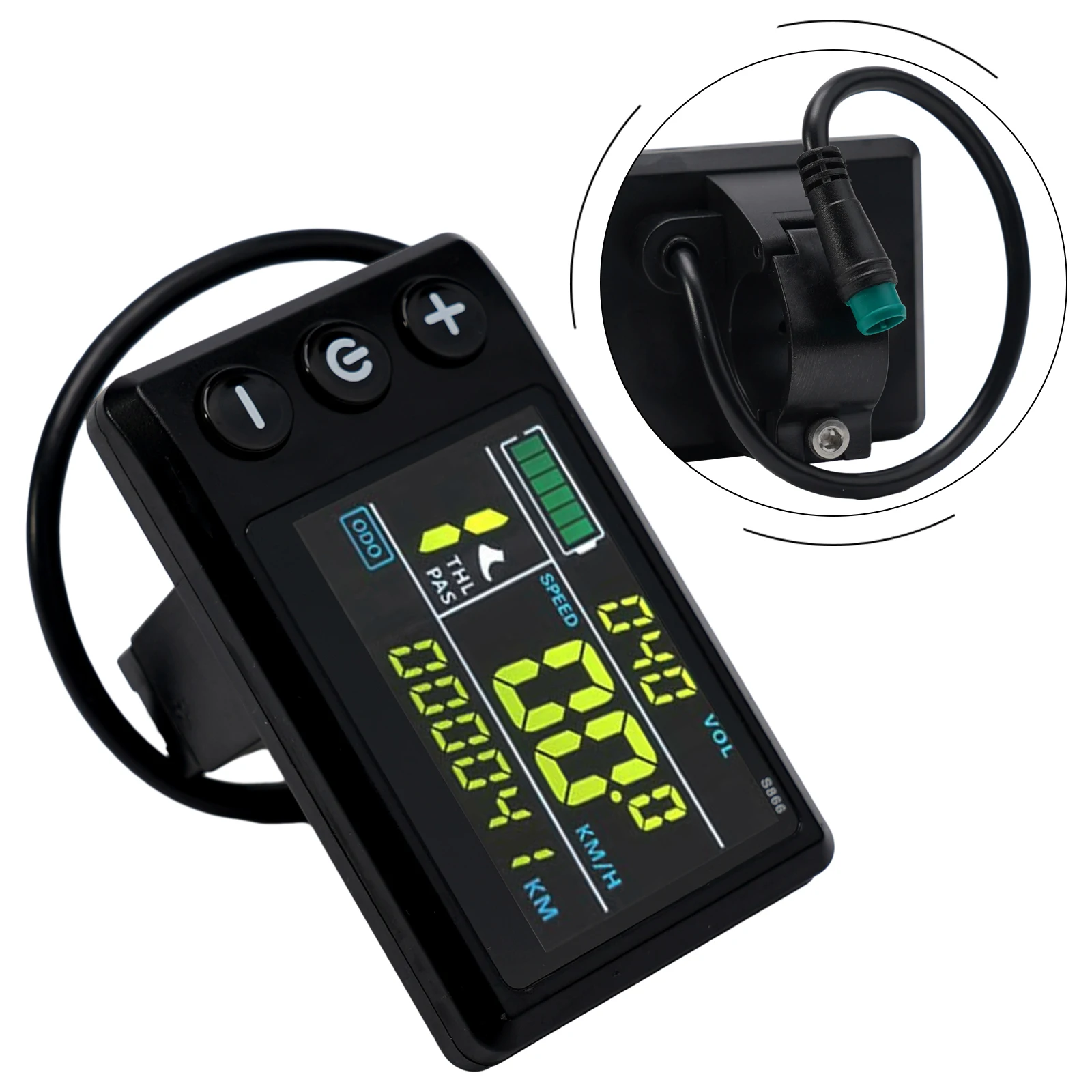 Electric Bicycle Dashboard 24V-48V Electric Scooter Meter Waterproof JN LCD Color Screen Control Panel Cycling LCD-S866 Display
Electric Bicycle Dashboard 24V-48V Electric Scooter Meter Waterproof JN LCD Color Screen Control Panel Cycling LCD-S866 Display