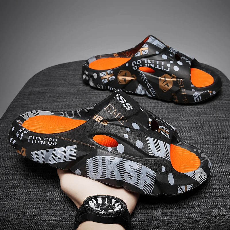 Original Brand New Style Slippers Men's Sandals Summer Fashion Thick Bottom Anti-slip Slip-on Casual Camouflage Beach Shoes 
Original Brand New Style Slippers Men's Sandals Summer Fashion Thick Bottom Anti-slip Slip-on Casual Camouflage Beach Shoes