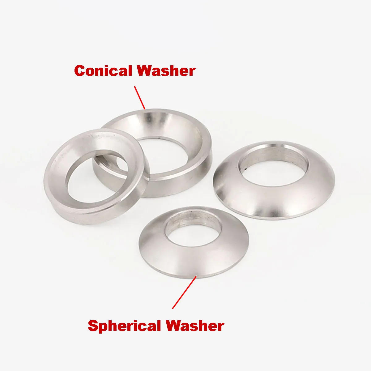 

304 Stainless Steel Spherical Washer/Conical Washer/Concave And Convex Gasket M6M8M10M12M16M20M30M36