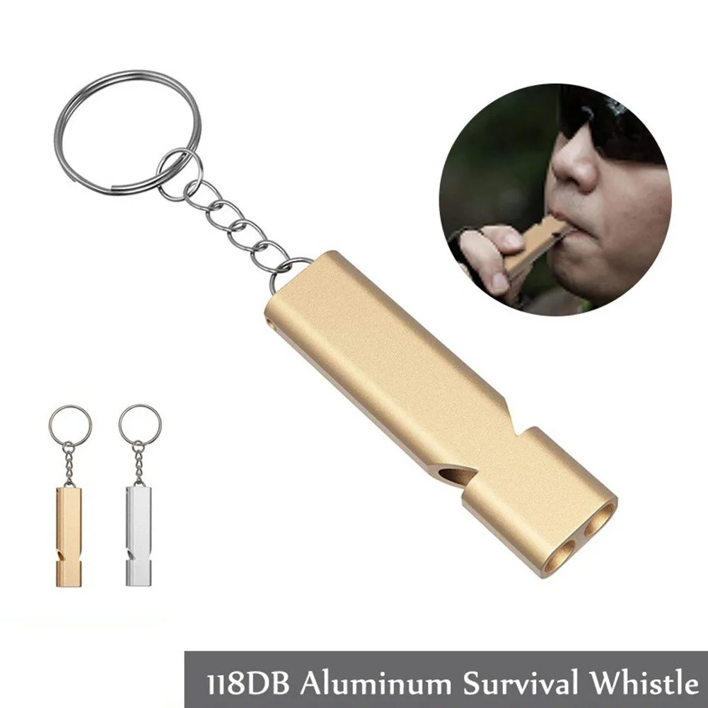 1PC 150 Decibel Outdoor SOS Whistle Aluminum Alloy Survival Whistle Keychain Hunting Climbing Hiking Camping Safety Whistle
1PC 150 Decibel Outdoor SOS Whistle Aluminum Alloy Survival Whistle Keychain Hunting Climbing Hiking Camping Safety Whistle
