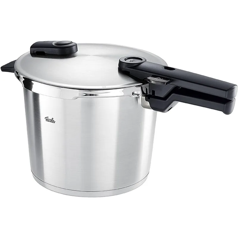 

Premium Pressure Cooker, 6.3 Quart Dishwasher Safe, Induction Compatible Base