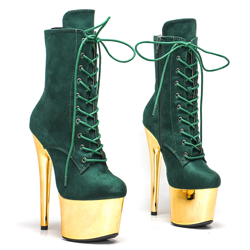 Leecabe17CM/7Inches Suede with electroplate High Heel platform Boots Closed toe Pole Dance boot
Leecabe17CM/7Inches Suede with electroplate High Heel platform Boots Closed toe Pole Dance boot