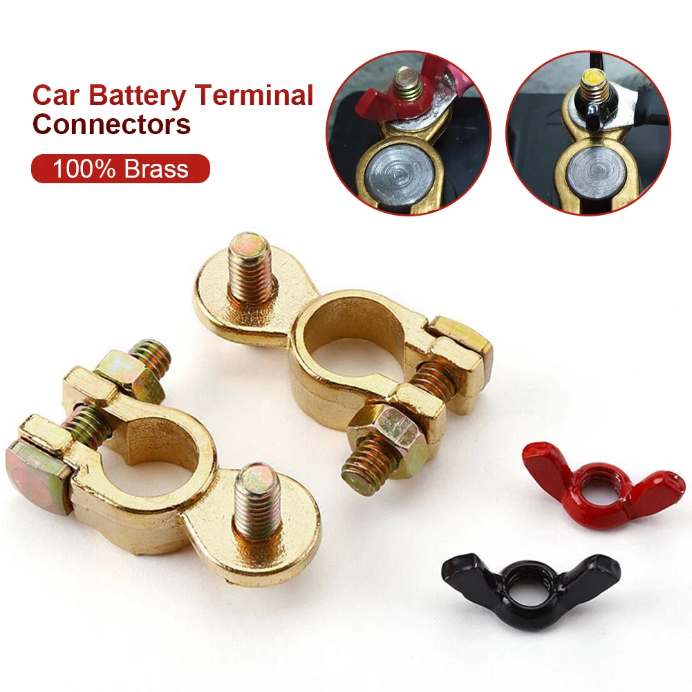 Universal 2Pcs Car Top Post Positive Negative Battery Terminal Clip Battery Terminal Connector Quick Release Wire Cable Clamp
Universal 2Pcs Car Top Post Positive Negative Battery Terminal Clip Battery Terminal Connector Quick Release Wire Cable Clamp