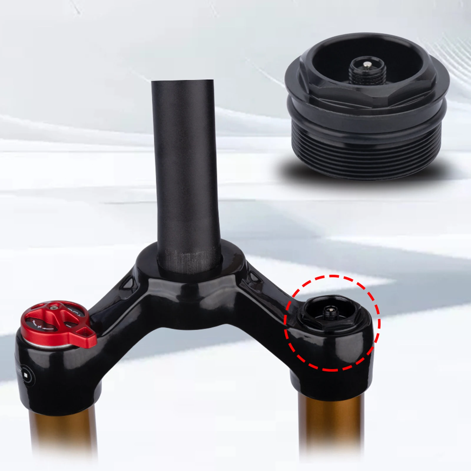 Accesorios Para Bicicletas Hot Sale 2023 New Valve Nut Front Fork 31xP1.0mm Aluminum Alloy Bicycle Air Fork Cap
Accesorios Para Bicicletas Hot Sale 2023 New Valve Nut Front Fork 31xP1.0mm Aluminum Alloy Bicycle Air Fork Cap