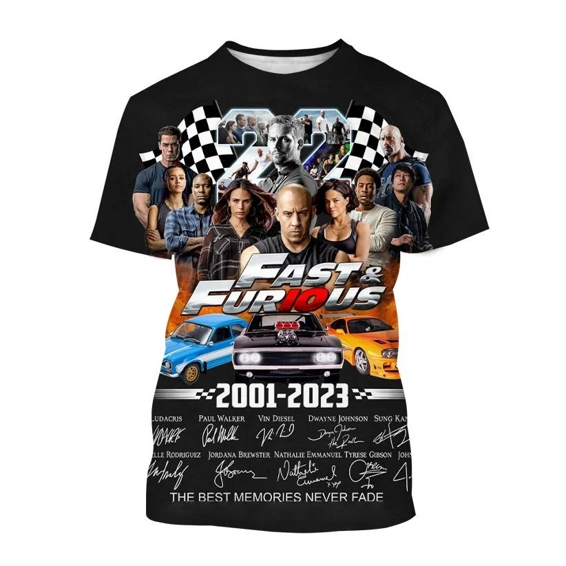 Fast and Furious 3D Print T-Shirts Men Women Streetwear Oversized Short Sleeve T Shirt Harajuku Kids Tees Causal Tops Clothing
Fast and Furious 3D Print T-Shirts Men Women Streetwear Oversized Short Sleeve T Shirt Harajuku Kids Tees Causal Tops Clothing