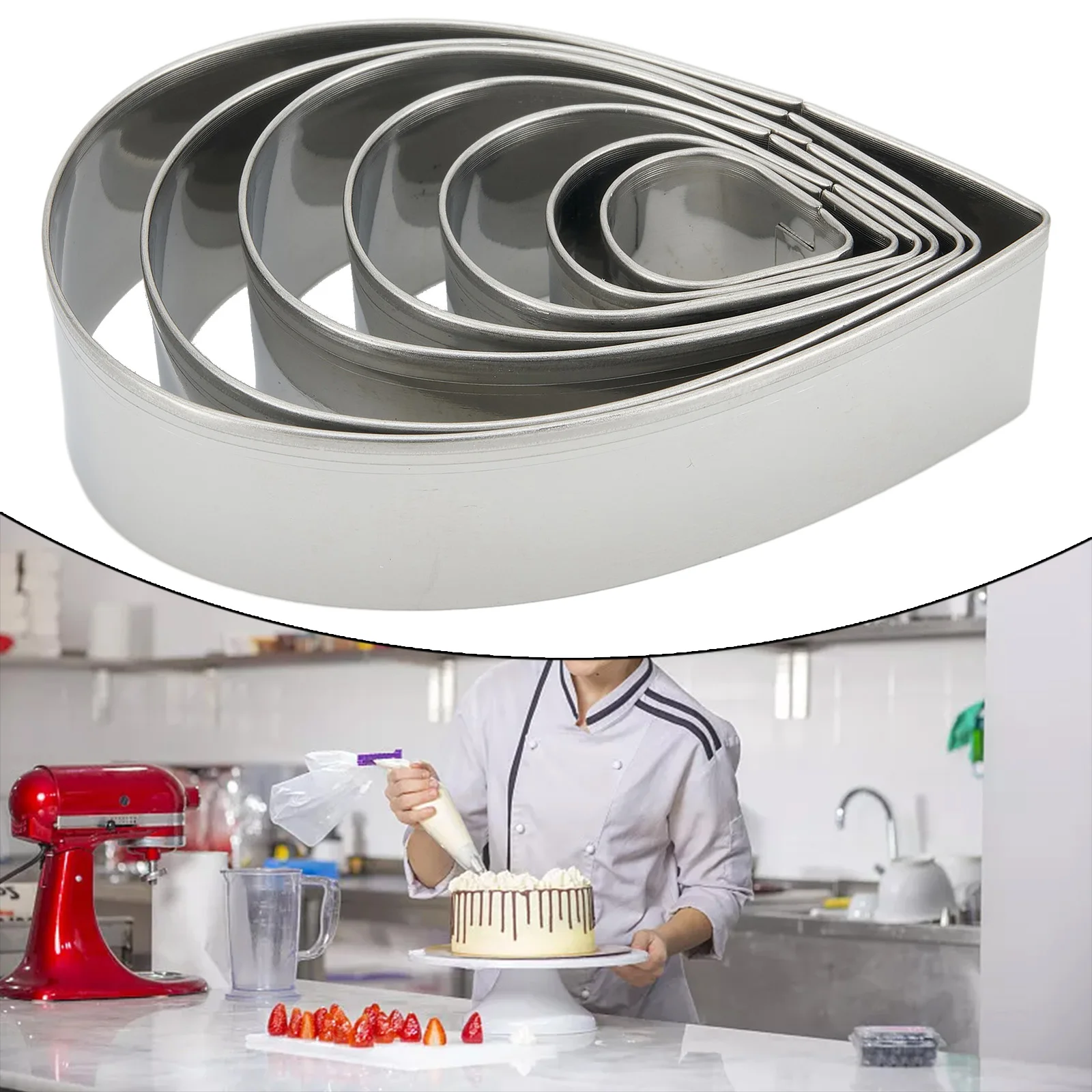 High Quality Rose Petal Cutter Cake Molds 7 Sizes Cookie Cutter Flower Decorating Pink Leaf Fondant Molds Sugar Craft
High Quality Rose Petal Cutter Cake Molds 7 Sizes Cookie Cutter Flower Decorating Pink Leaf Fondant Molds Sugar Craft