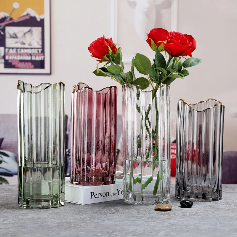 Home Decor Colorful Glass Vase Home Small Hydroponic Plant Glass Bottle Living Room Decor Dried Flower Decoration Flower Vase
Home Decor Colorful Glass Vase Home Small Hydroponic Plant Glass Bottle Living Room Decor Dried Flower Decoration Flower Vase