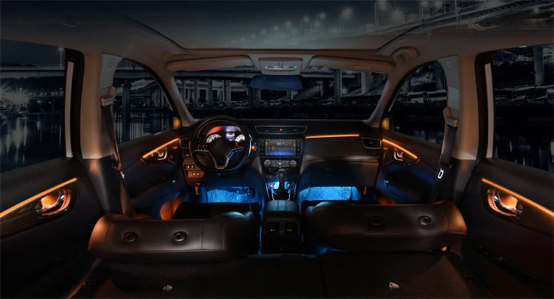 Fit for Nissan QASHQAI high quality 64 colors 19 lights Nissan QASHQAI ambient light modified car interior Interior accessories
Fit for Nissan QASHQAI high quality 64 colors 19 lights Nissan QASHQAI ambient light modified car interior Interior accessories