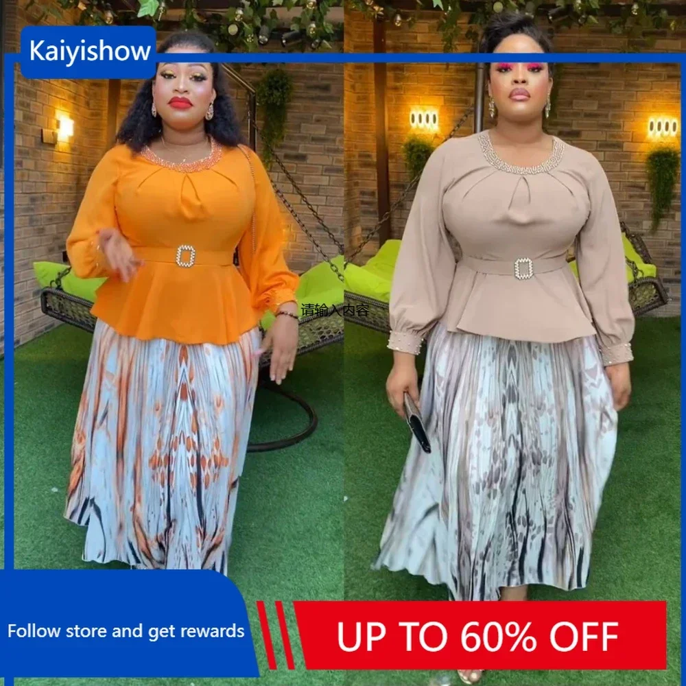 African Clothes for Women 2 PCS Sets Tops And Skirts Suits Dashiki Ankara Turkey Outfits Gown Plus Size Wedding Party Dresses
African Clothes for Women 2 PCS Sets Tops And Skirts Suits Dashiki Ankara Turkey Outfits Gown Plus Size Wedding Party Dresses