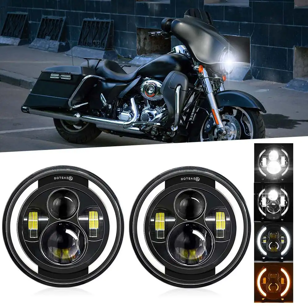2pcs 7 Inch LED Head Light H4 DRL Round Headlights Angel Eye For Jeep for Wrangler
2pcs 7 Inch LED Head Light H4 DRL Round Headlights Angel Eye For Jeep for Wrangler